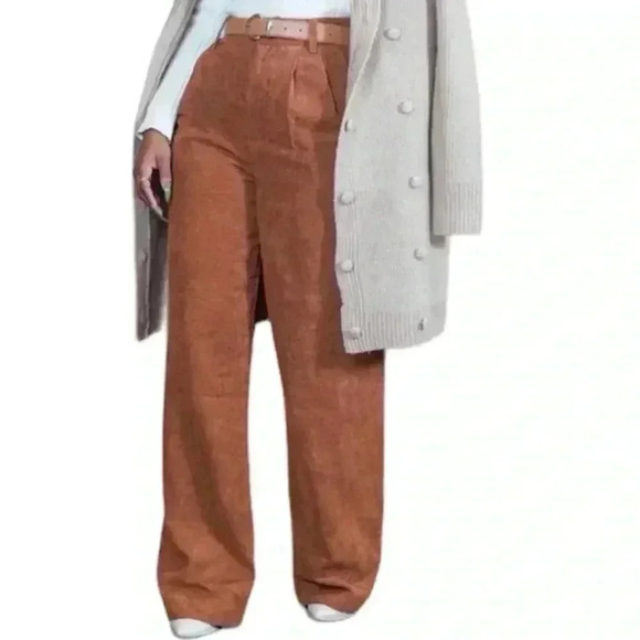 Lulu’s Corduroy Brown Flare Leg Pants Size XS - Picture 1 of 7